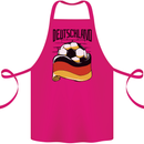 Deutschland Football Germany German Soccer Cotton Apron 100% Organic Pink
