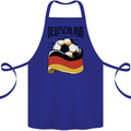Deutschland Football Germany German Soccer Cotton Apron 100% Organic Royal Blue