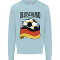 Deutschland Football Germany German Soccer Kids Sweatshirt Jumper Light Blue