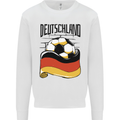 Deutschland Football Germany German Soccer Kids Sweatshirt Jumper White