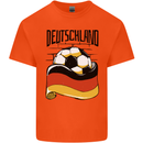 Deutschland Football Germany German Soccer Kids T-Shirt Childrens Orange