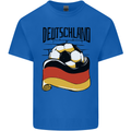 Deutschland Football Germany German Soccer Kids T-Shirt Childrens Royal Blue