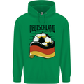 Deutschland Football Germany German Soccer Mens 80% Cotton Hoodie Irish Green