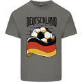 Deutschland Football Germany German Soccer Mens Cotton T-Shirt Tee Top Charcoal
