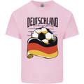 Deutschland Football Germany German Soccer Mens Cotton T-Shirt Tee Top Light Pink
