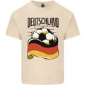 Deutschland Football Germany German Soccer Mens Cotton T-Shirt Tee Top Natural