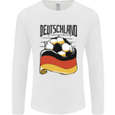 Deutschland Football Germany German Soccer Mens Long Sleeve T-Shirt White