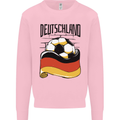 Deutschland Football Germany German Soccer Mens Sweatshirt Jumper Light Pink