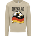Deutschland Football Germany German Soccer Mens Sweatshirt Jumper Sand