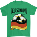 Deutschland Football Germany German Soccer Mens T-Shirt 100% Cotton Irish Green
