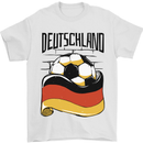 Deutschland Football Germany German Soccer Mens T-Shirt 100% Cotton White