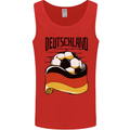 Deutschland Football Germany German Soccer Mens Vest Tank Top Red