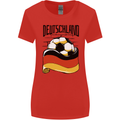 Deutschland Football Germany German Soccer Womens Wider Cut T-Shirt Red