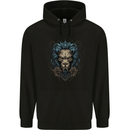 Devil Lion Skull Fantasy Demon Childrens Kids Hoodie Black