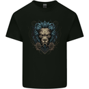 Devil Lion Skull Fantasy Demon Kids T-Shirt Childrens Black