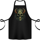 Devil Skull Demon Grim Reaper Satan Cotton Apron 100% Organic Black