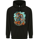 Dia de Los Muertos Day of the Dead Sugar Skull Childrens Kids Hoodie Black
