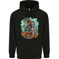 Dia de Los Muertos Day of the Dead Sugar Skull Mens 80% Cotton Hoodie Black