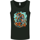 Dia de Los Muertos Day of the Dead Sugar Skull Mens Vest Tank Top Black