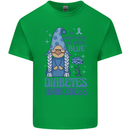 Diabetes Awareness We Wear Blue Gnome Mens Cotton T-Shirt Tee Top Irish Green