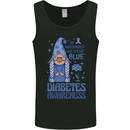 Diabetes Awareness We Wear Blue Gnome Mens Vest Tank Top Black