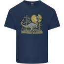Dilophosaurus Dinosaur Kids T-Shirt Childrens Navy Blue
