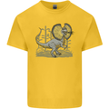 Dilophosaurus Dinosaur Kids T-Shirt Childrens Yellow