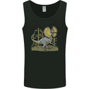 Dilophosaurus Dinosaur Mens Vest Tank Top Black