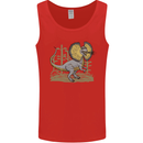 Dilophosaurus Dinosaur Mens Vest Tank Top Red