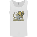 Dilophosaurus Dinosaur Mens Vest Tank Top White