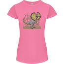 Dilophosaurus Dinosaur Womens Petite Cut T-Shirt Azalea