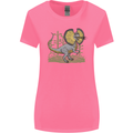 Dilophosaurus Dinosaur Womens Wider Cut T-Shirt Azalea