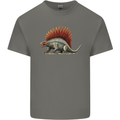 Dimetrodon Dinosaur Kids T-Shirt Childrens Charcoal