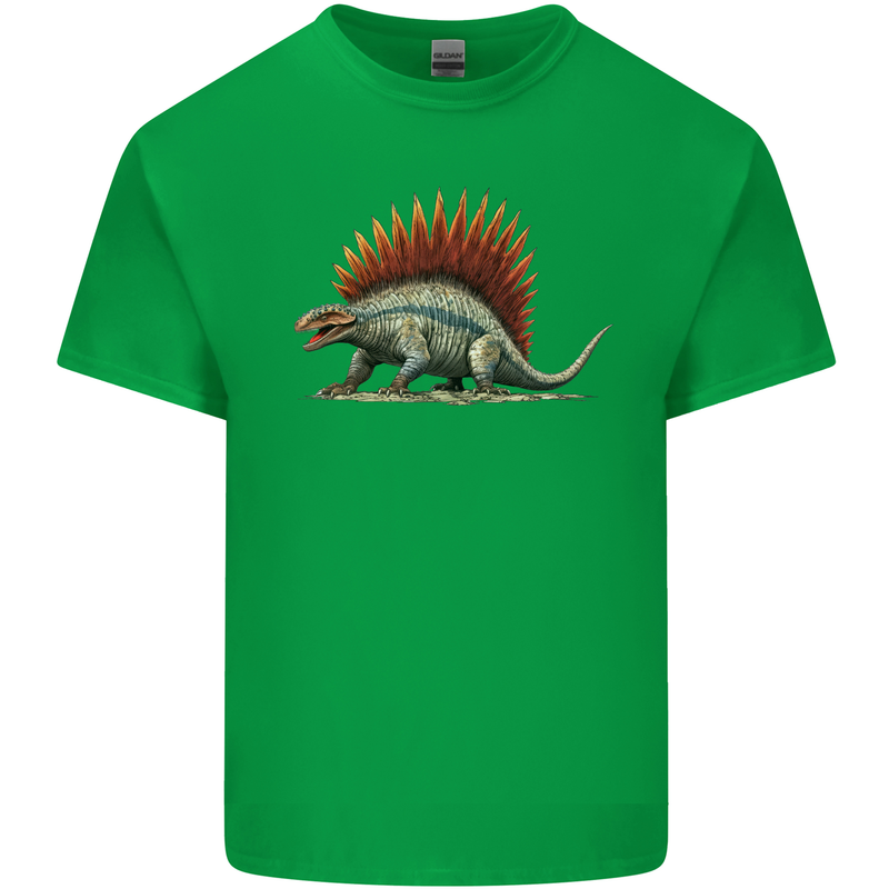 Dimetrodon Dinosaur Kids T-Shirt Childrens Irish Green