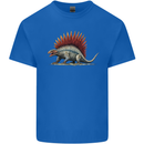Dimetrodon Dinosaur Kids T-Shirt Childrens Royal Blue