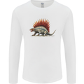 Dimetrodon Dinosaur Mens Long Sleeve T-Shirt White