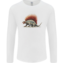 Dimetrodon Dinosaur Mens Long Sleeve T-Shirt White