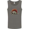 Dimetrodon Dinosaur Mens Vest Tank Top Charcoal