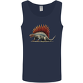 Dimetrodon Dinosaur Mens Vest Tank Top Navy Blue