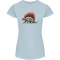 Dimetrodon Dinosaur Womens Petite Cut T-Shirt Light Blue