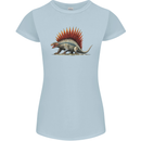 Dimetrodon Dinosaur Womens Petite Cut T-Shirt Light Blue