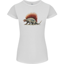 Dimetrodon Dinosaur Womens Petite Cut T-Shirt White