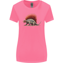 Dimetrodon Dinosaur Womens Wider Cut T-Shirt Azalea