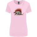 Dimetrodon Dinosaur Womens Wider Cut T-Shirt Light Pink