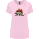 Dimetrodon Dinosaur Womens Wider Cut T-Shirt Light Pink