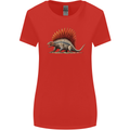 Dimetrodon Dinosaur Womens Wider Cut T-Shirt Red