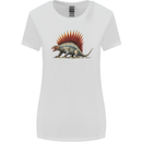 Dimetrodon Dinosaur Womens Wider Cut T-Shirt White