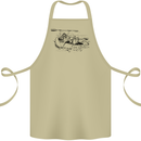 Dinghy Rapids White Water Rafting Whitewater Cotton Apron 100% Organic Khaki