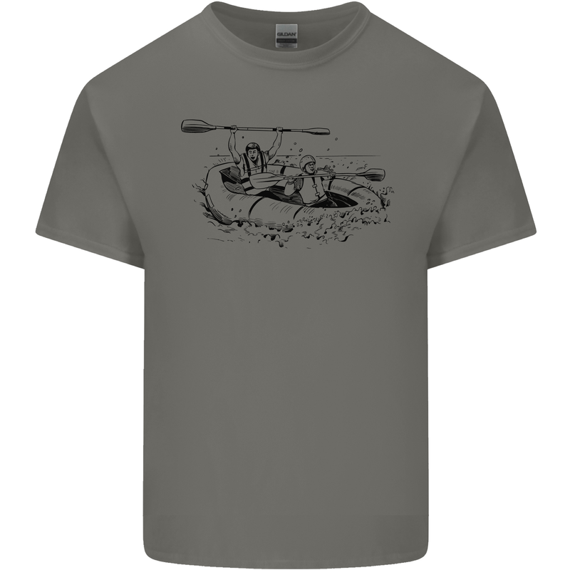 Dinghy Rapids White Water Rafting Whitewater Kids T-Shirt Childrens Charcoal