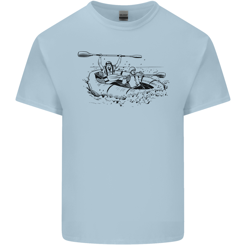 Dinghy Rapids White Water Rafting Whitewater Kids T-Shirt Childrens Light Blue